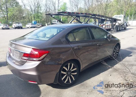 2015 Honda Civic Ex-L from USA, damaged, VIN 2HGFB2F99FH510259